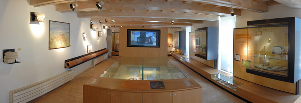 Vue intérieur du musée du site du Fâ à Barzan