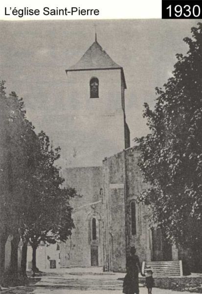 L'église Saint-Pierre : 1930 / Visuel : D.R.
