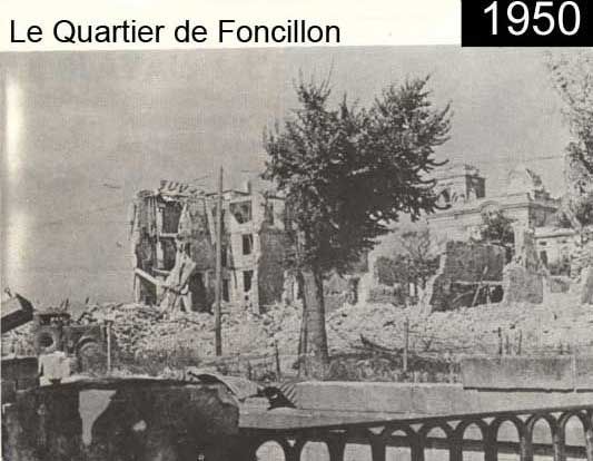 Le Quartier de Foncillon : 1950 / Visuel : D.R.