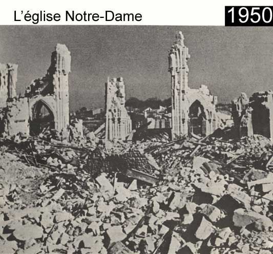L'église Notre-Dame de Royan : 1950 / Visuel : D.R.