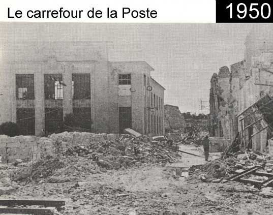 Le Carrefour de la Poste : 1950 / Visuel : D.R.