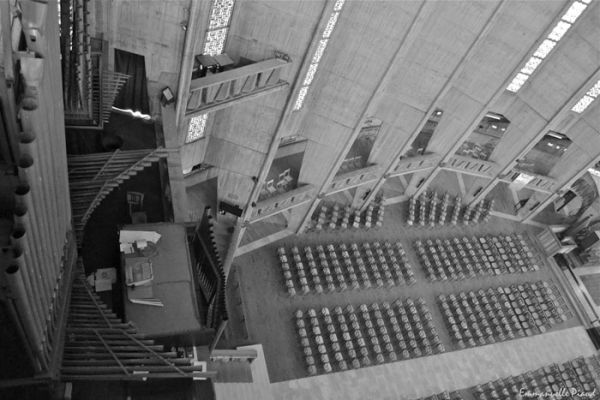 Au-dessus-de-l'orgue. / Photo : E. Piaud