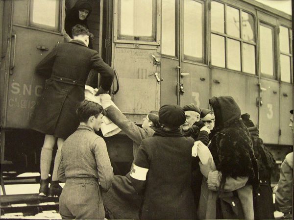 Évacuations en gare de Saujon 3. / Coll. privée DR
