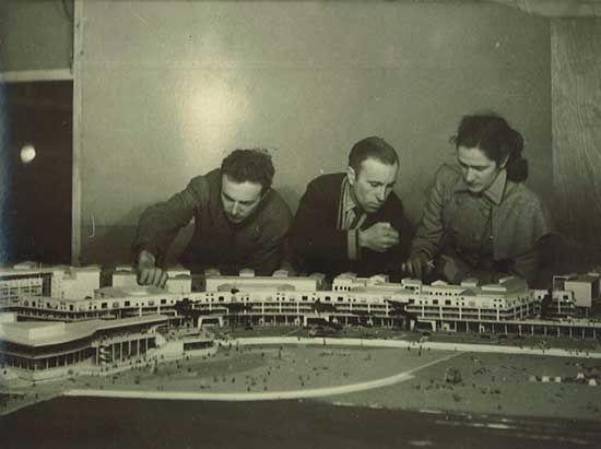 Maquette du Front de mer / coll. M.Canellas