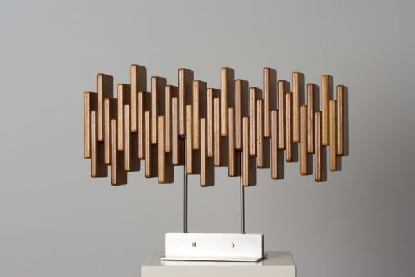 Jean-Pierre Roux, Rythme modulaire, bois et aluminium / Visuel : D.R.
