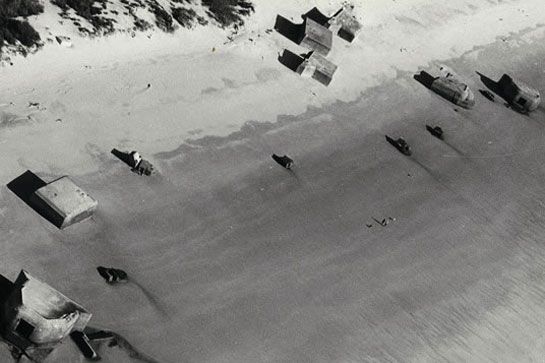 La Grande Côte, les blockhaus, dimanche 26 octobre 1975 / Visuel : D.R.