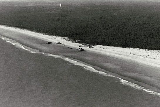 La Grande Côte, les blockhaus, dimanche 26 octobre 1975 / Visuel : D.R.