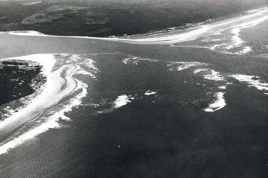 La passe de Bonne Anse. Dimanche 26 octobre1975. Marée de 80, marée basse 11h41, marée haute 17h22. / Visuel : D.R.