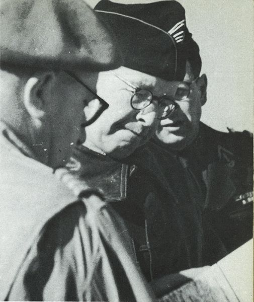 Le colonel Adeline qui dirige les maquis de Charente-Maritime. / coll. E. Renoux
