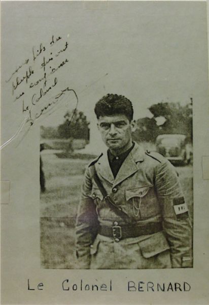 Le colonel Bernard Lelay, commandant du groupe Bernard. / coll. E. Renoux