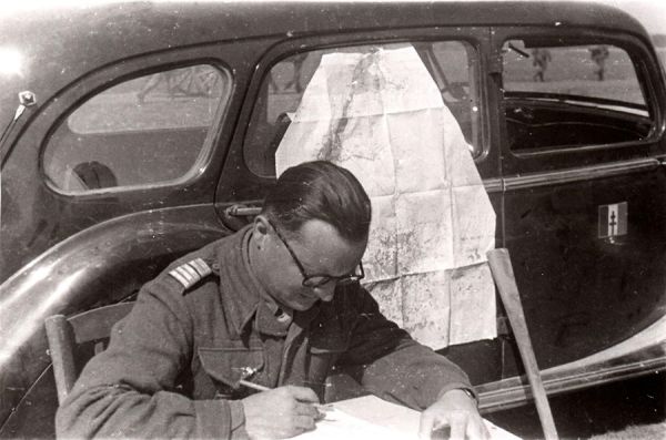 Le colonel Milleret, responsable du secteur de la Pointe de Grave. / Coll. privée DR