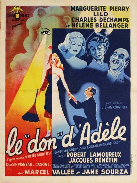 Affiche du film Le don d'Adèle / Visuel : D.R.