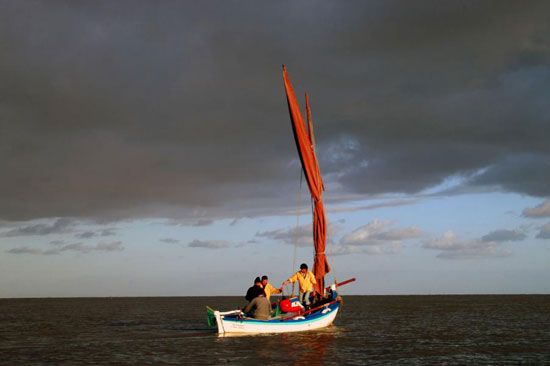Pêche au maigre sur la Gironde / Visuel : D.R.