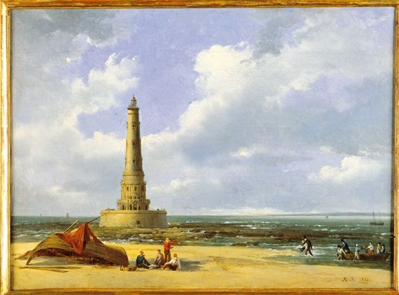 Excursion au Phare de Cordouan - 1824 / Jacques Raymond Brascassat - coll. M. Sicard