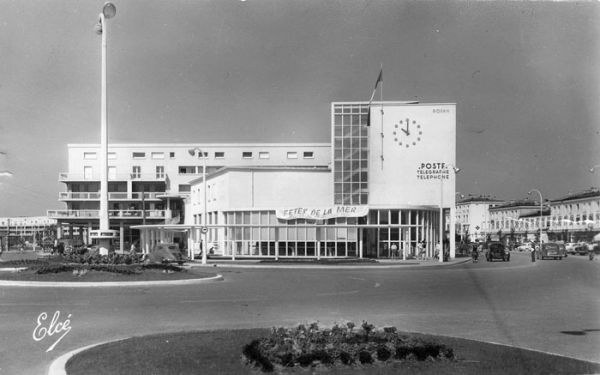 Rond-point la Poste 1960 / Visuel : D.R.