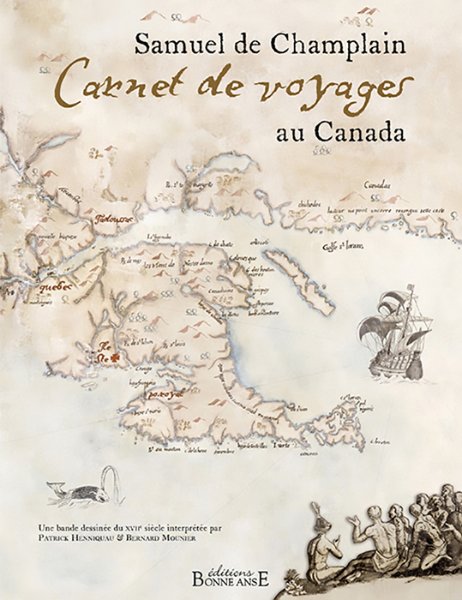 BD Carnets de voyages de Champlain / Visuel : D.R.
