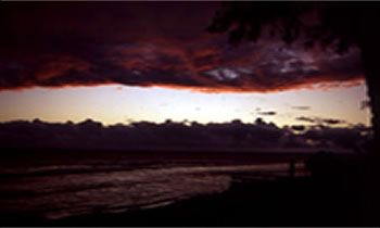 Un coucher de soleil sur l'île de la Réunion / Visuel : D.R.