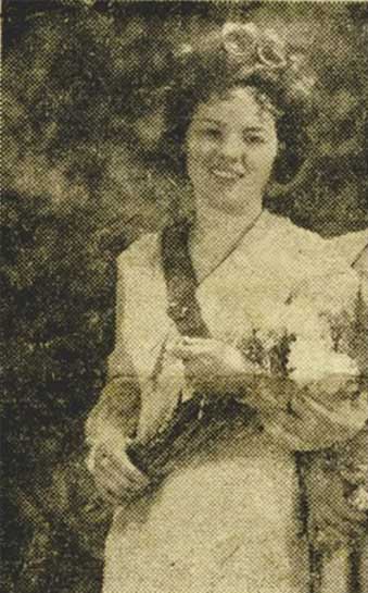 Reine du billard à La Tremblade en 1963