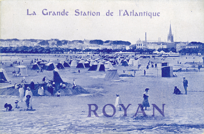 Carte postale La grande station de l'Atlantique