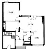 Plan du rez-de-chaussee, villa - architecture royan 1950 (4)