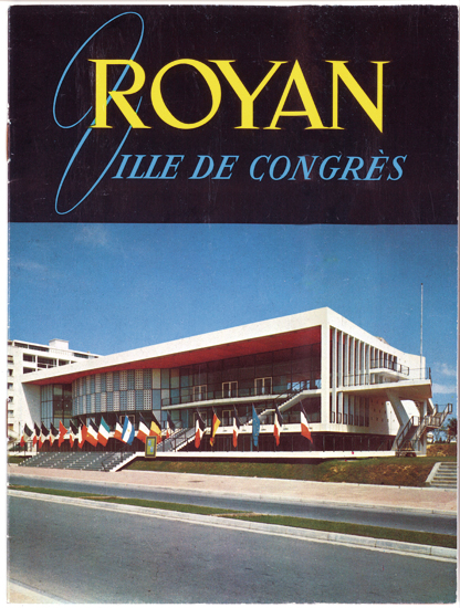 Couverture d'un livret sur Royan ville de congrès-1960