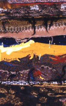 Robert Nuit du désert 2003 (Collage tissus)