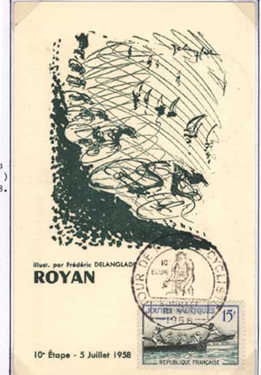 5 juillet 1958, 10è étape du tour  St Nazaire - Royan