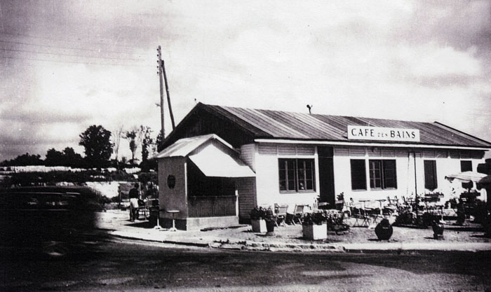 Le café des bains 1960