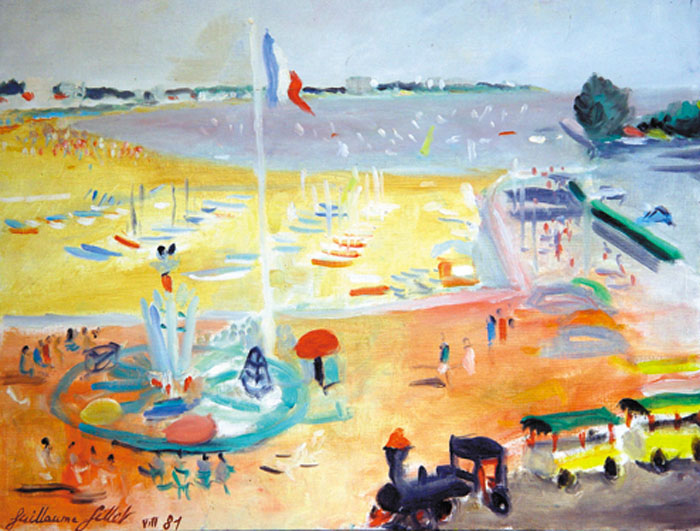 G.Gillet Royan la plage en été 1981