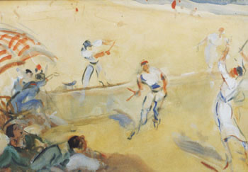 Maresté Badminton sur la plage de Royan