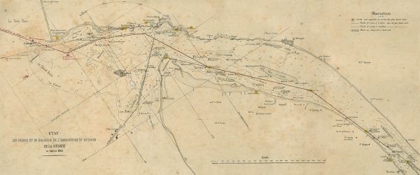 Alignement des feux dans l'estuaire de la Gironde. / Visuel : D.R.