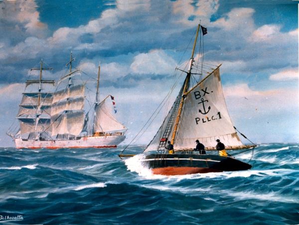 Avec un trois-mâts. / Pauillac de Guy Silhouette