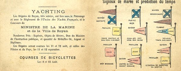 Royan sur l'Océan - 9 heures de Paris - chemin de fer de l'état / Visuel : D.R.
