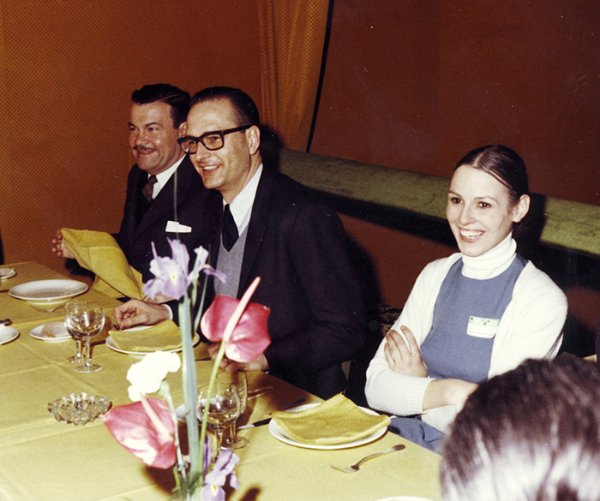 Jacques Baumel - Jacques Chirac - Catherine Nay / coll. Roger Genty