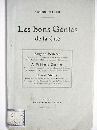 Couverture Les bons Génies de la Cité / Visuel : D.R.