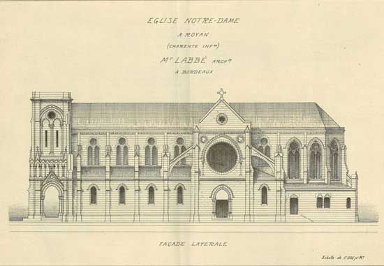 Façade latérale / coll. F. Chassebœuf