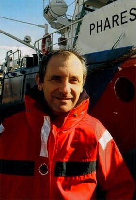 François Jouison, Capitaine du baliseur Gascogne・Expo « Les pilotes de la Gironde » / Photo Phare & Balises