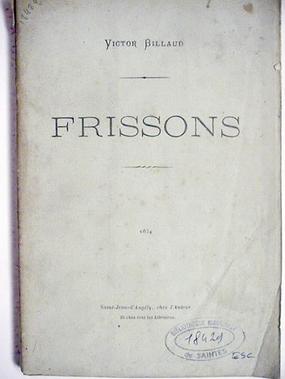 Frissons / Visuel : D.R.