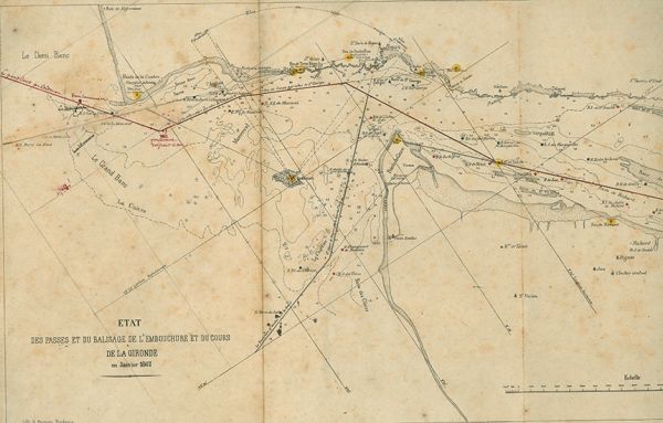 L'état des passes en 1867. / Visuel : D.R.