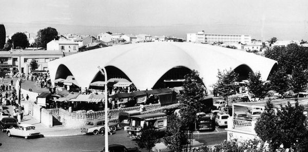 Le marché central (1953-1956) / Collection musée de Royan