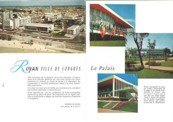 Livret palais des congrès 60'3 / Coll. A. Debiève