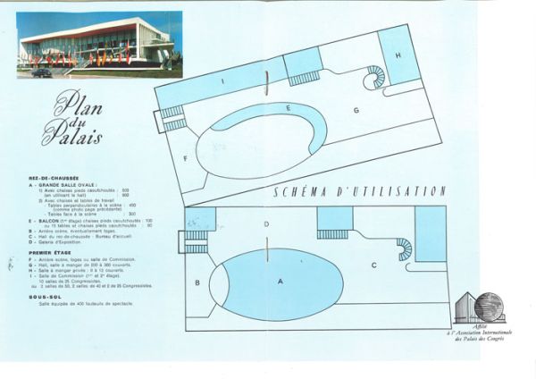 Livret palais des congrès 60'4 / Coll. A. Debiève