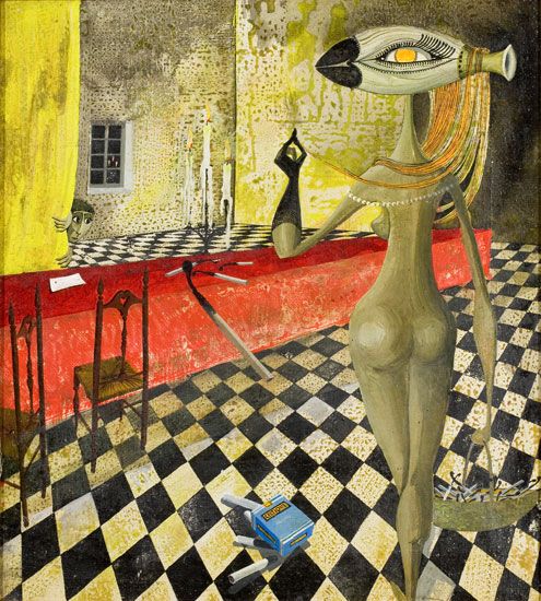 Nadu Marsaudon, La grande marchande d'allumettes, acrylique, huile / Visuel : D.R.