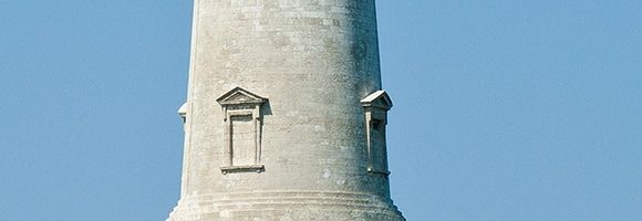 Détail du fût de la tour. / Photo Philippe Souchard