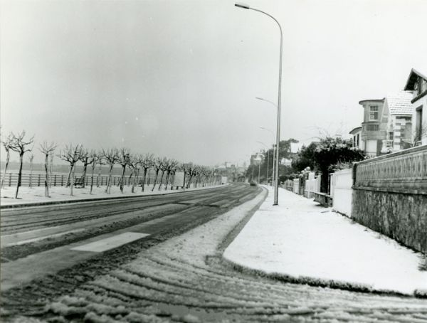 Royan - Boulevard Garnier - Dim. 22 Fév. 1981, 10 H / Photo : Yves Delmas