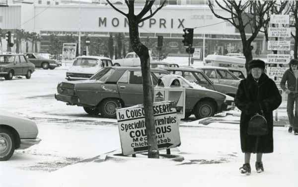Royan, la Place Rouge - Sam. 11 Fév. 1978 - 11 H / Photo : Yves Delmas