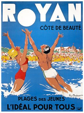 Plages des jeunes, l'idéal pour tous, par Paul Ordner, vers 1930, 100 x 60 cm / Visuel : D.R.
