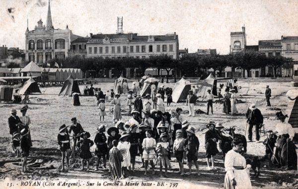 Sur la Conche à marée basse / Visuel : D.R.
