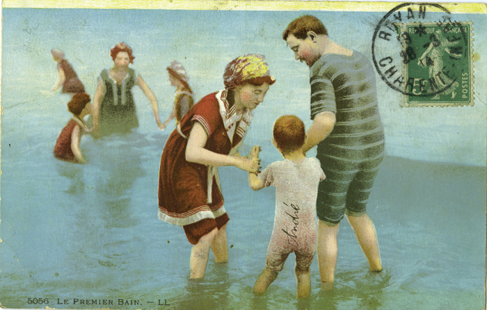 Carte postale- 1914- Baigneuses.
