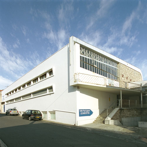 Centre catholique, gymnase - architecture royan 1950